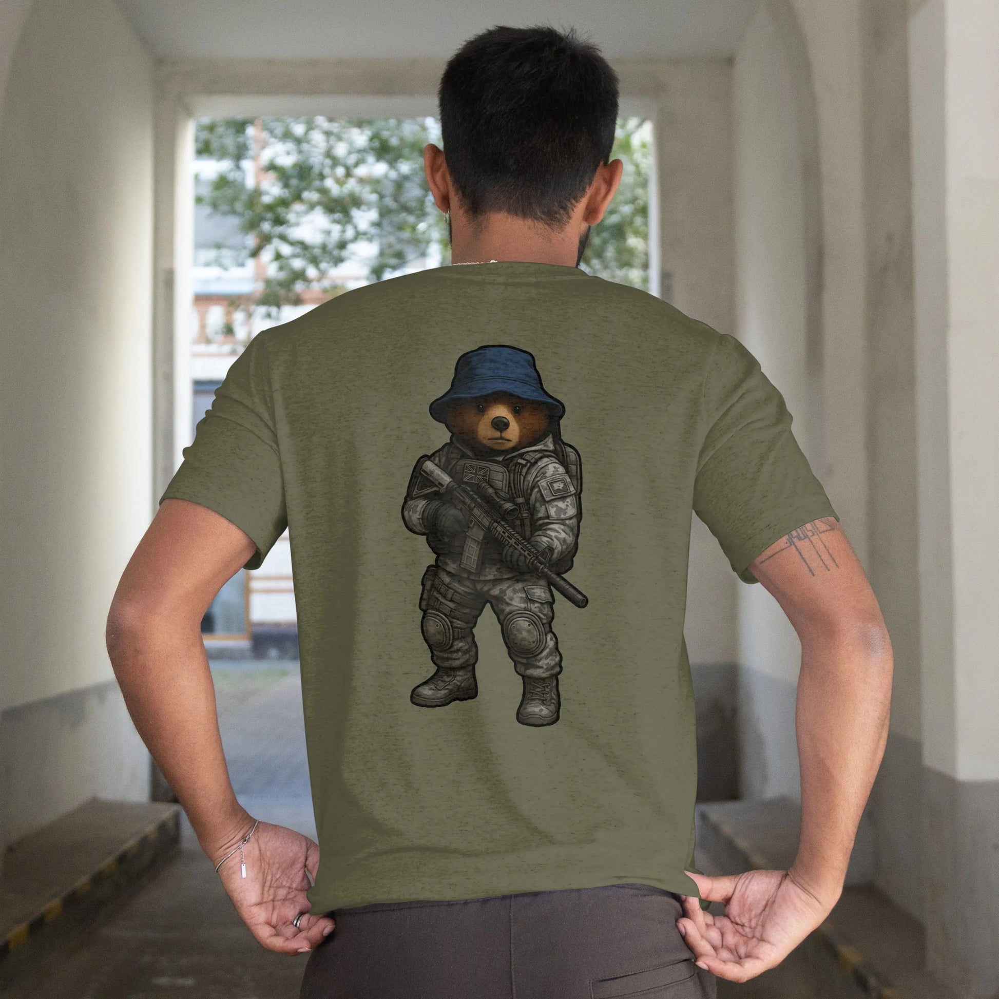 Urban Operator Bear Tee - Warrior Culture