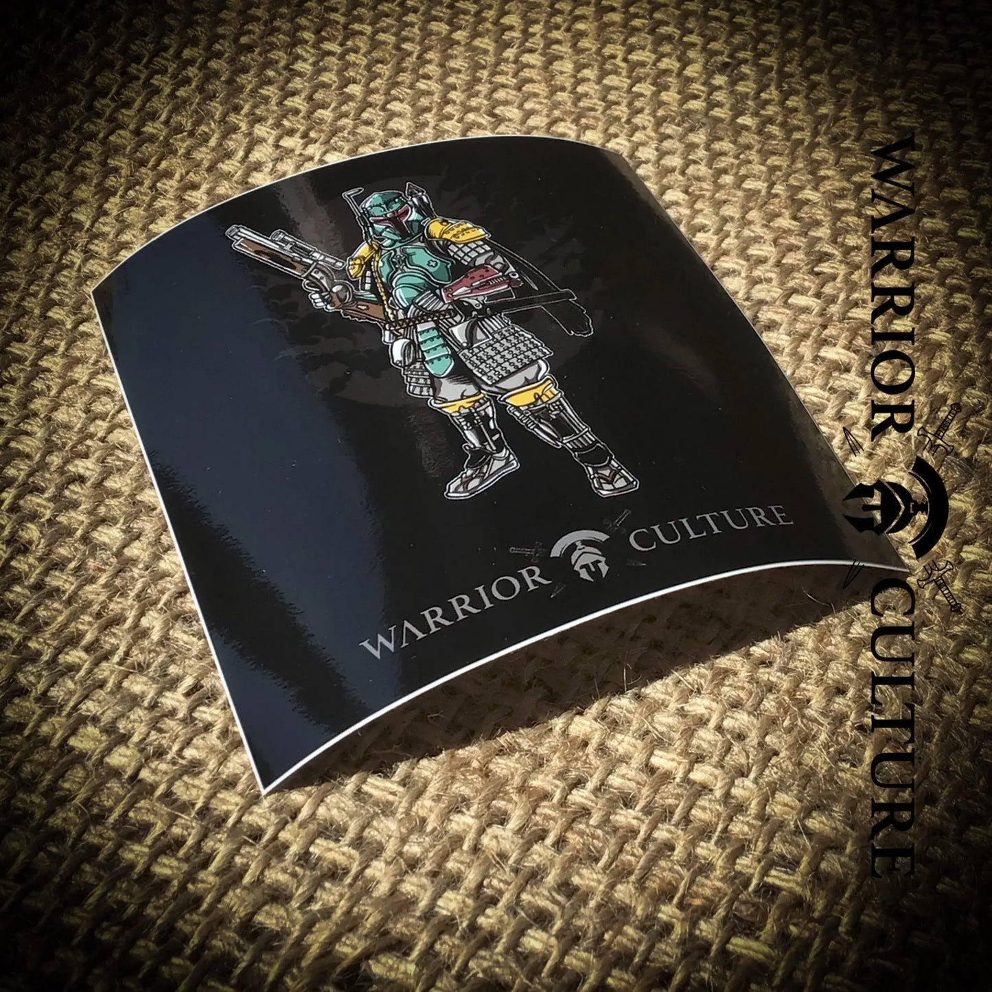 Warrior Culture bounty hunter sticker
