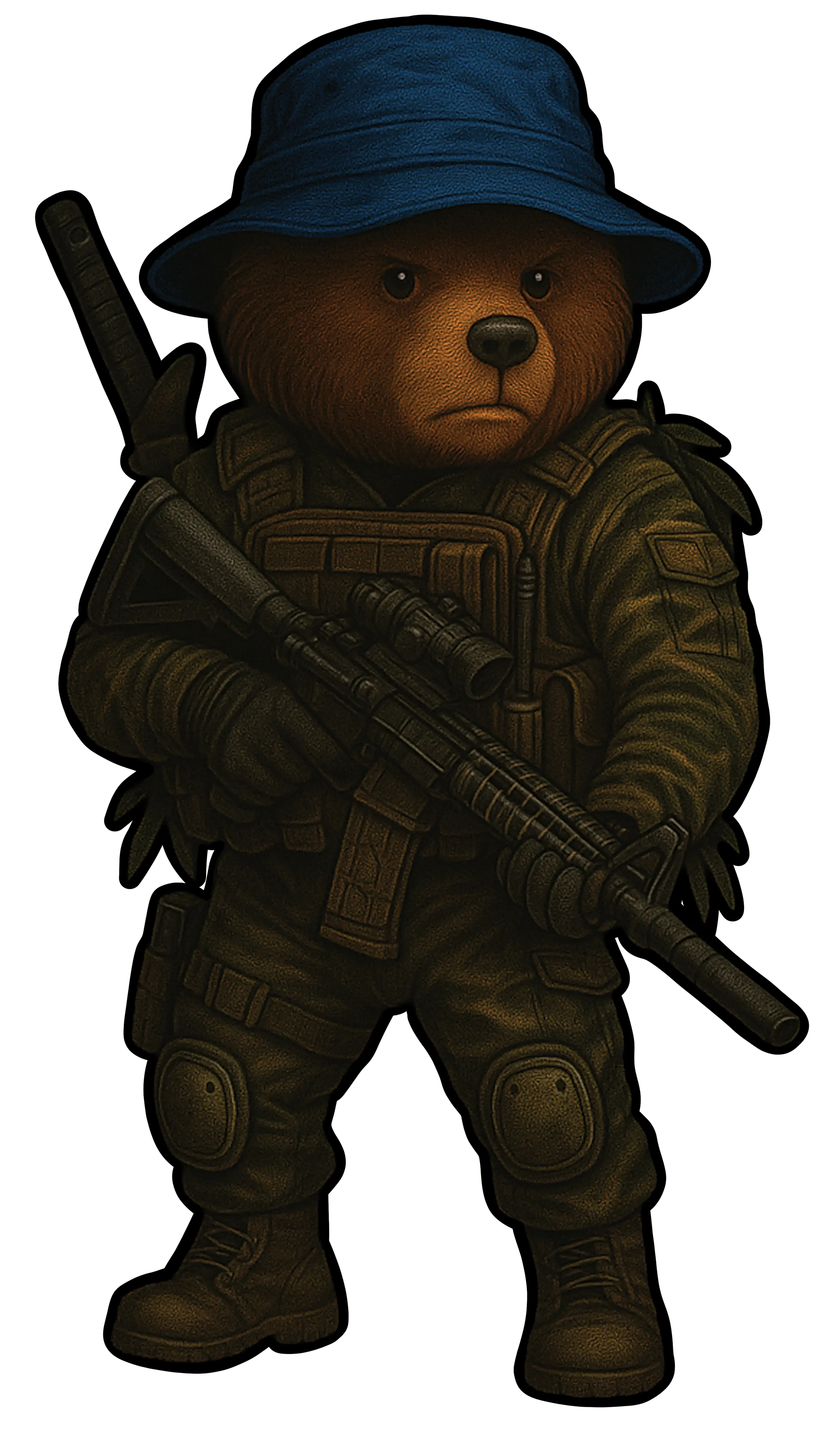 Frogman Operator Bear Tee - Warrior Culture