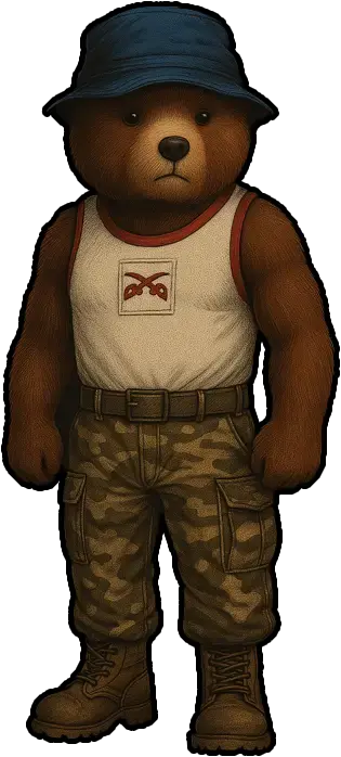 PTI Bear Tee - Warrior Culture