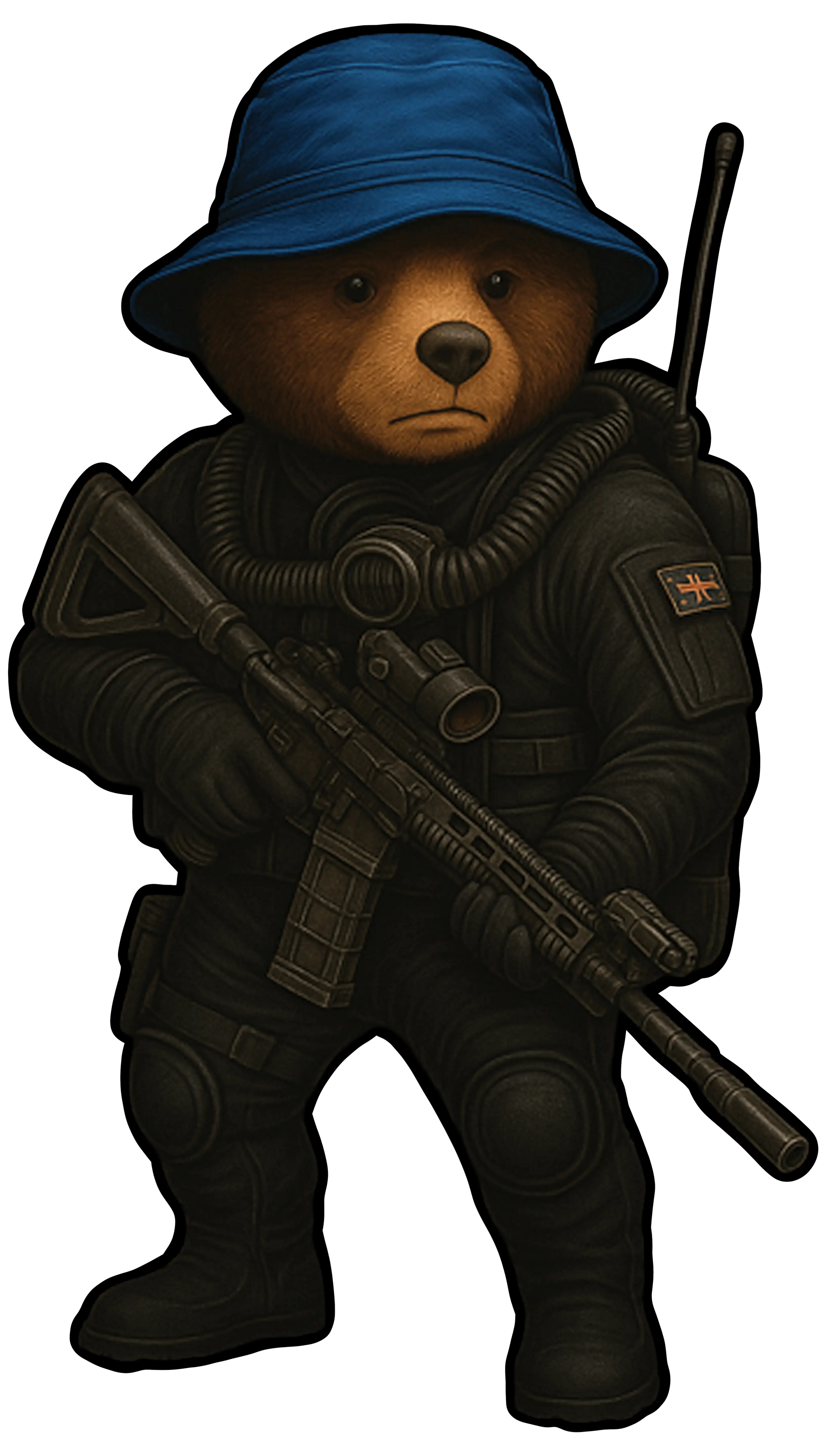 Frogman Operator Bear Tee - Warrior Culture