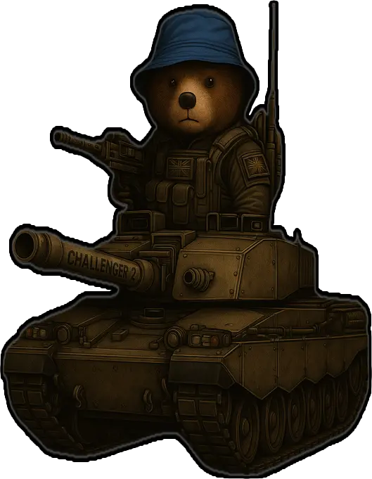 Tanky Bear Tee - Warrior Culture