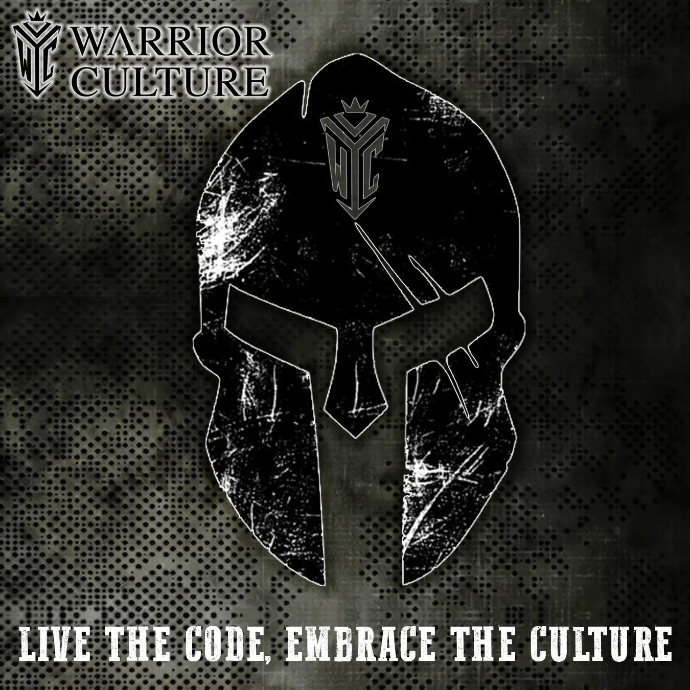 “LIVE THE CODE” Spartan Helmet Sticker Warrior Culture