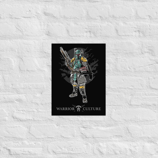 Samurai Bounty Poster - Warrior Culture