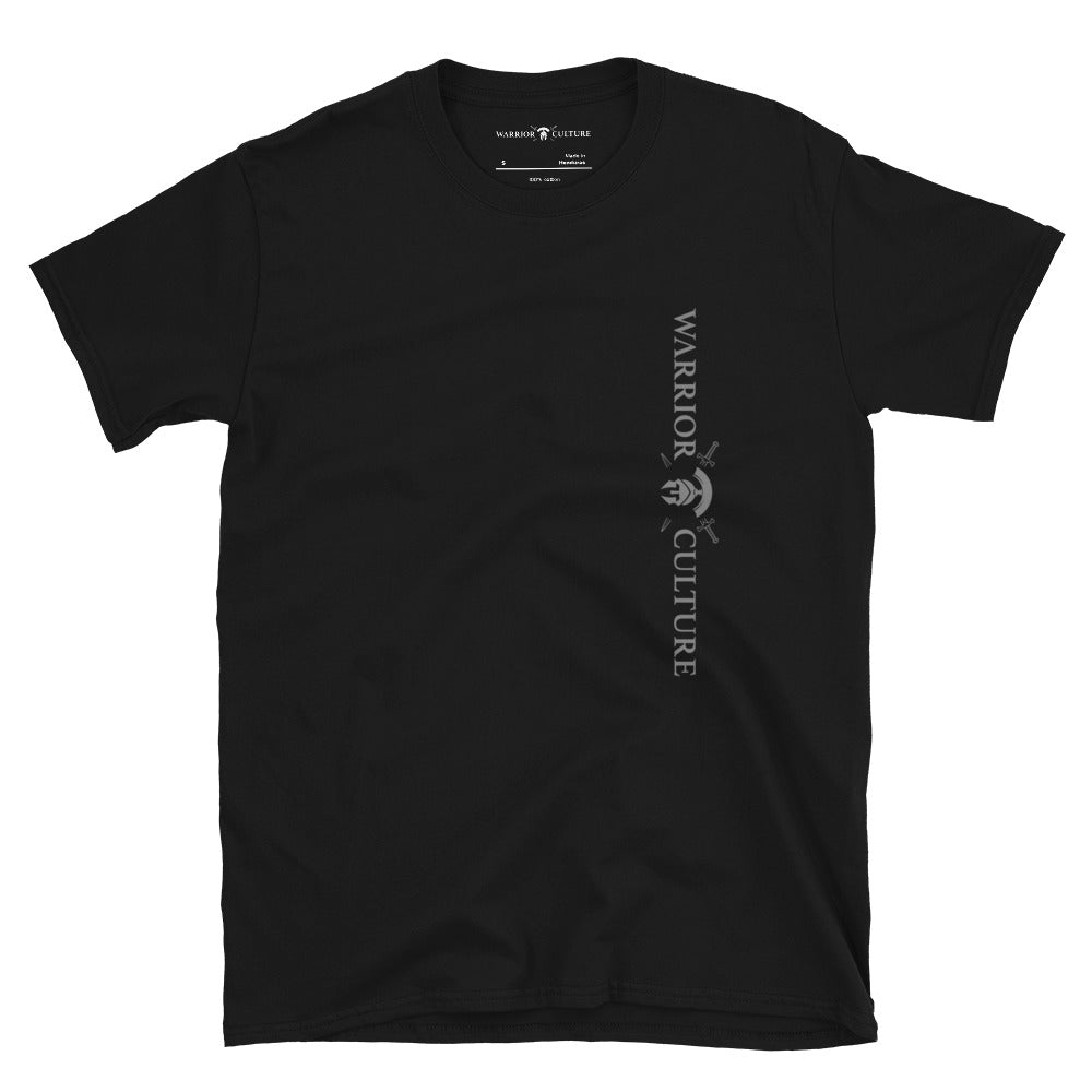 Black TShirt with the Warrior Culture Logo.