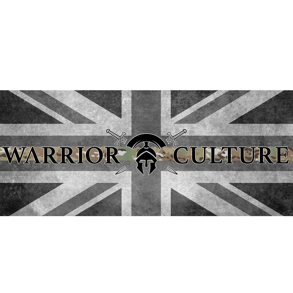 Thin MTP Line warrior culture sticker.
