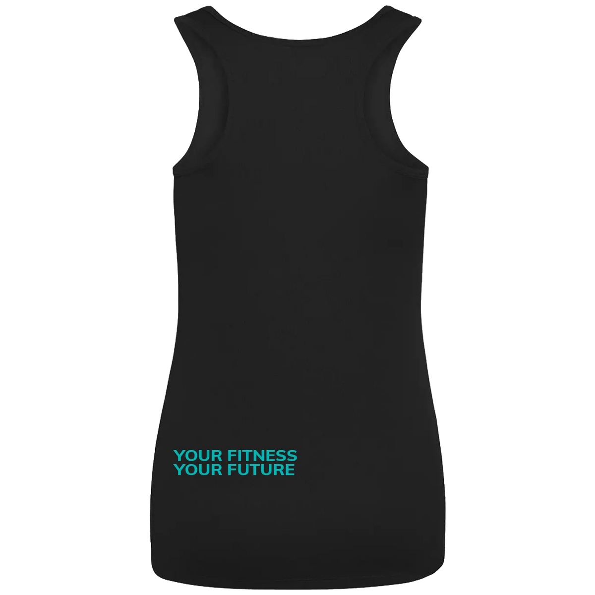 Athena Racerback Vest – The Longevity Games, black, back