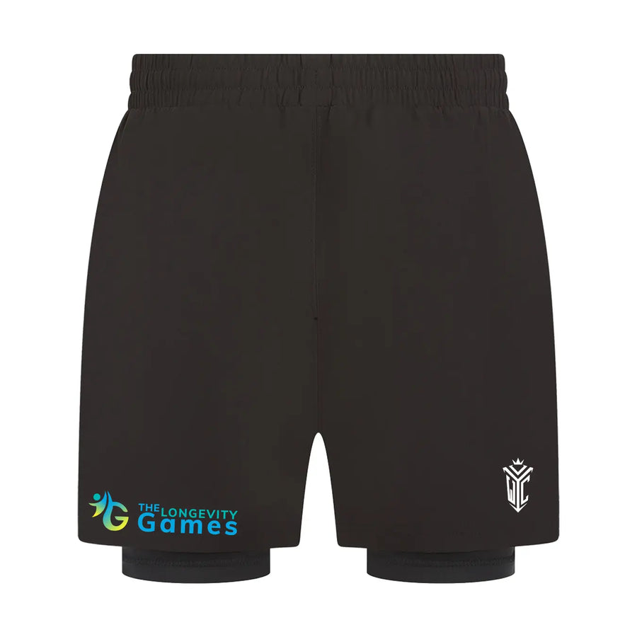 Ares Men's Performance Double Layer Sports Shorts – The Longevity Games
