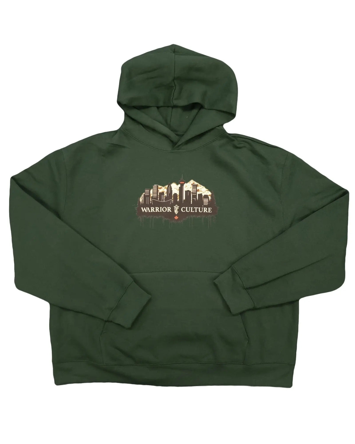 Canada Collection Hoodie in Forest Green, front