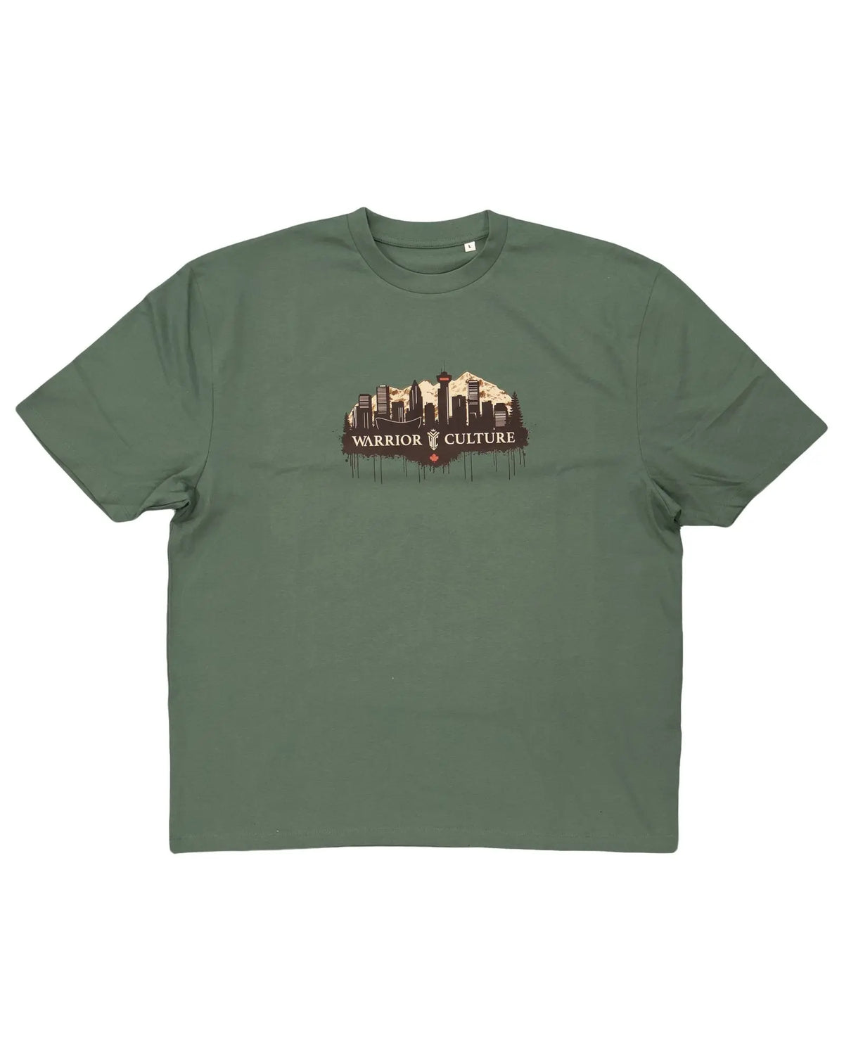 Canada Collection T-Shirt in Moss Green, front