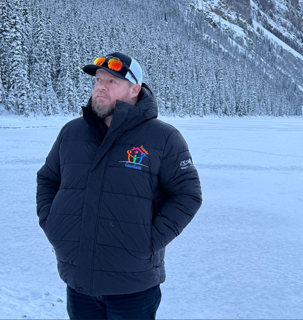 Rob Firmin outdoors in the snow